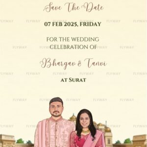 Rajasthan Cultural Wedding Save the Date Video with Heritage Fort and Folk Dance