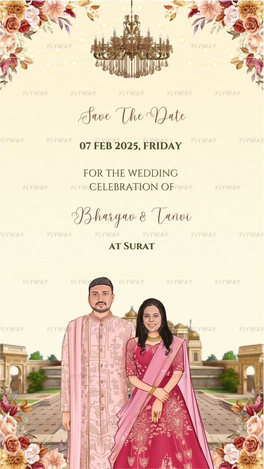 Rajasthan Cultural Wedding Save the Date Video with Heritage Fort and Folk Dance