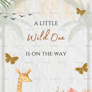 Forest-Themed Baby Shower Invitation Video with Trees, Butterflies, and Wildlife