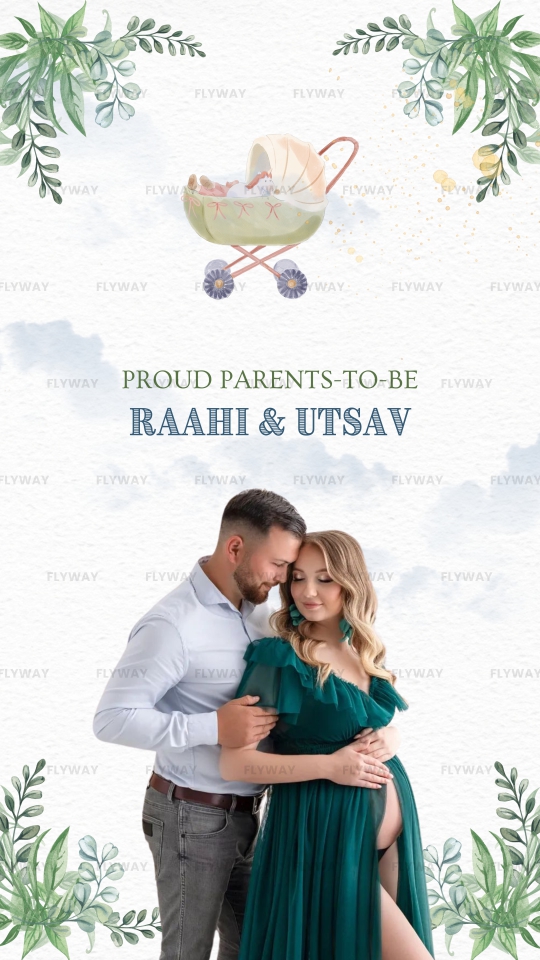 Baby Shower E-Invite with Cartoon Car Ride and Adorable Animal Companions
