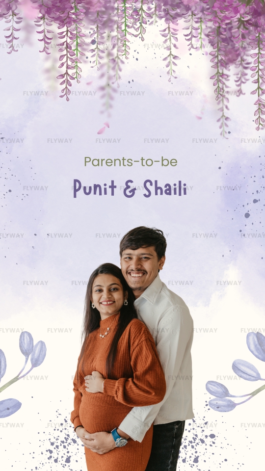 Simant Vidhi Baby Shower Video with Elephant and Elegant Floral Design