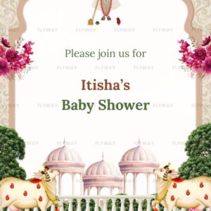 Seemant Vidhi Baby Shower Video with Traditional Pichwai Elements