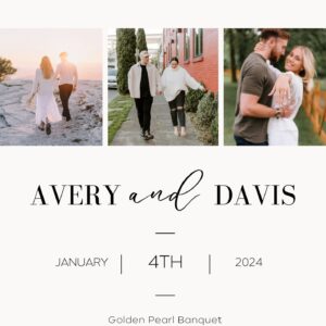 Minimalist digital Save the Date invite with Avery & Davis for Ahmedabad wedding