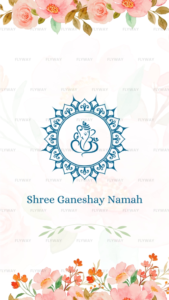 Ganesh floral start slide